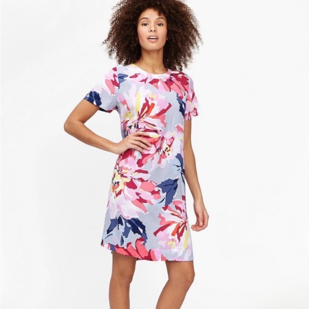⭐️ Joules Krista Floral Woven Shift Dress Sz 4